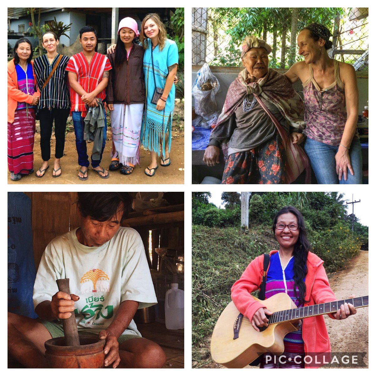 Photos de famille au village Karen- prêts pour la messe-Pipi et Mimi-Le père de Dédé-Moumo la mère de Dédé