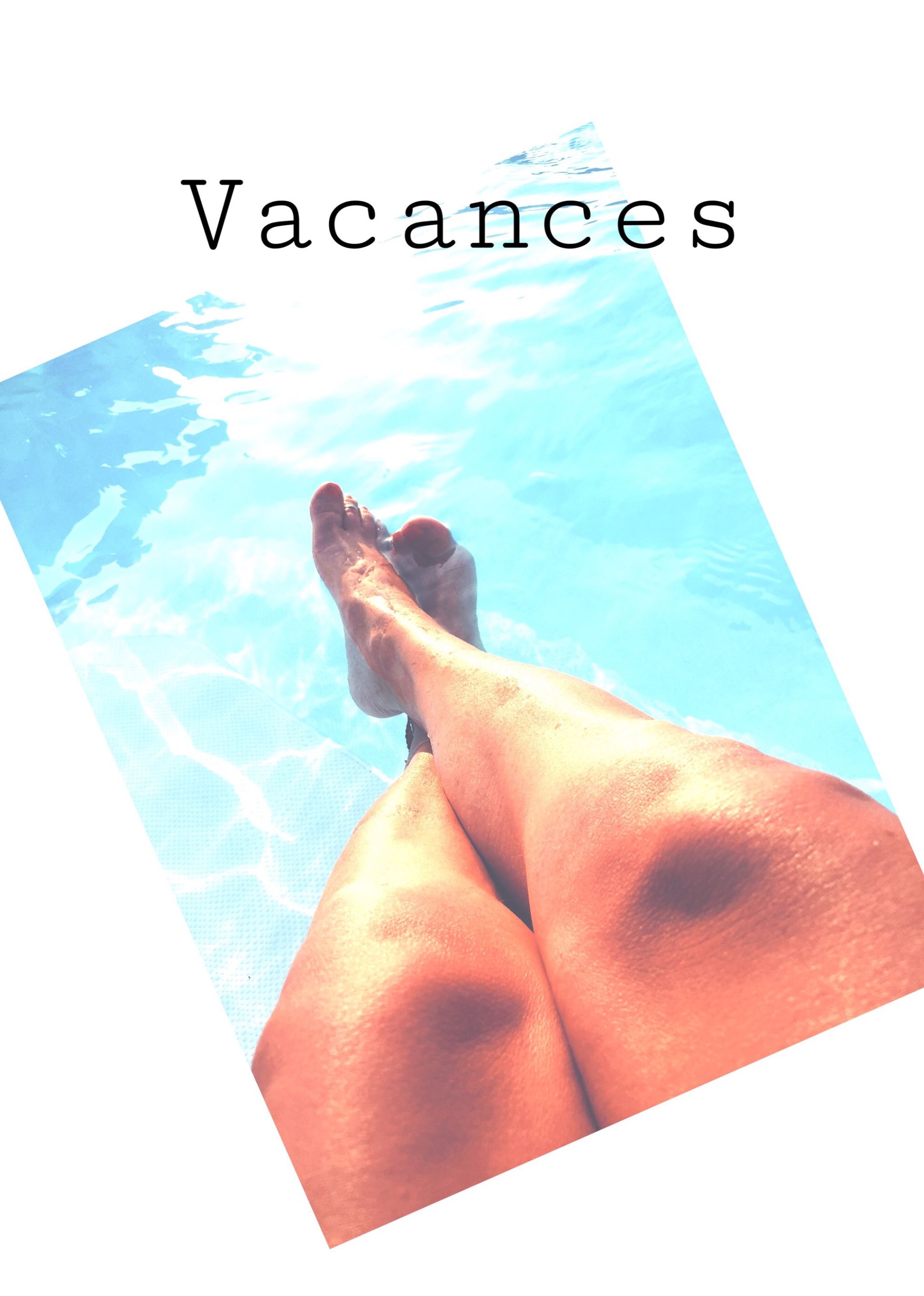 les pieds dans l'eau