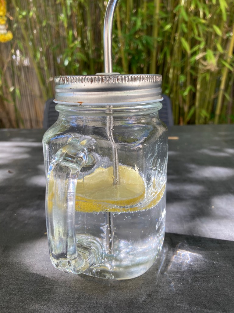 Eau gazeuse et citron 