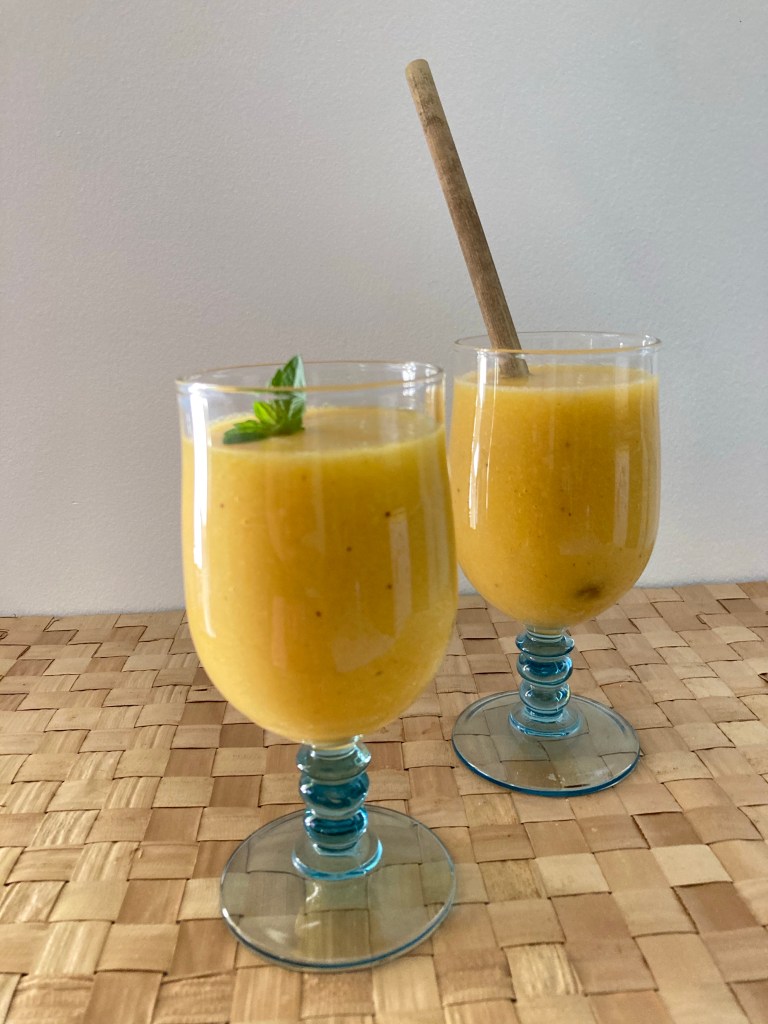 Smoothie pomme banane orange 
